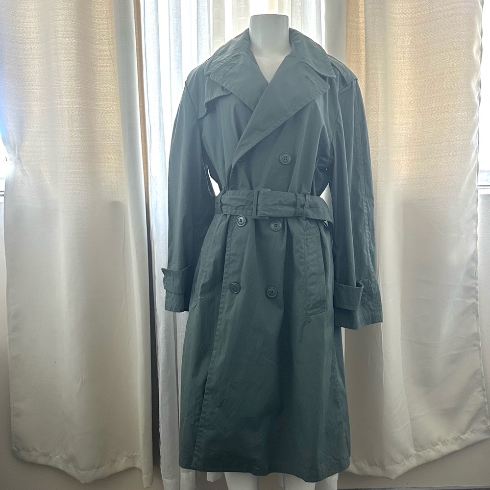Vintage Authentic Army Green Coat